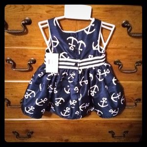 JC Penney Navy/white LILT dress